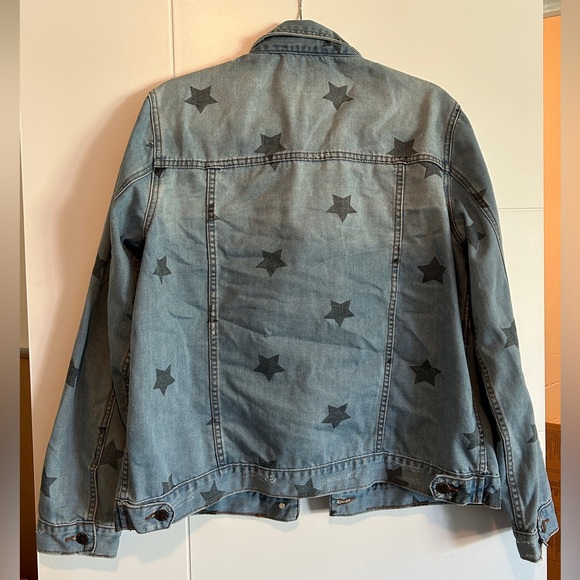 Beautiful Jean jacket with stars! - Picture 2 of 5